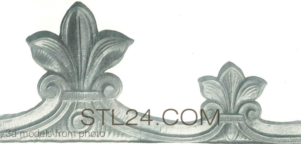 Фризы (FRIESE_1627 -  | 3D model 3DSMAX / OBJ / STL) 3D модель для ЧПУ станка